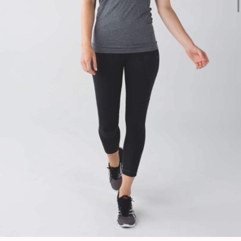 Lululemon Black All Sport Crop Leggings